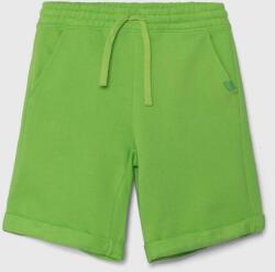 United Colors of Benetton pantaloni scurți din bumbac pentru copii culoarea verde, talie reglabila PPYH-SZB04Y_71X