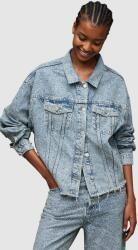 AllSaints geaca jeans PIPER CRYSTAL femei, de tranzitie, oversize PPYH-KUD0NE_50J