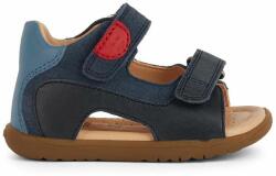 Geox sandale din piele pentru copii SANDAL MACCHIA culoarea albastru marin PPYH-OBB04Y_59X
