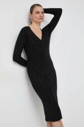 GUESS rochie culoarea negru, mini, mulata 9BYX-SUD1S4_99A