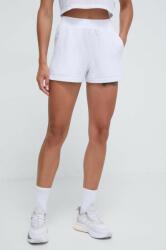 Calvin Klein Performance pantaloni scurți de antrenament culoarea alb, neted, medium waist PPYH-SZD0FO_00X