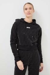 GUESS bluza femei, culoarea negru, cu glugă, modelator PPYH-BLD01S_99X