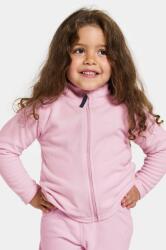 Didriksons bluza copii MONTE KIDS FZ 10 culoarea roz, neted PPYH-BLG032_30X