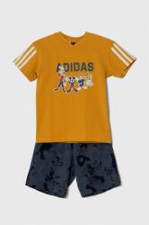 adidas compleu copii x Disney culoarea galben PPYH-DKB02Y_18X