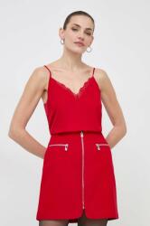 Morgan top culoarea rosu, neted PPYH-BDD0BH_33X (ODIDI.RED/RED)