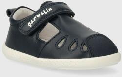 Garvalin sandale din piele pentru copii culoarea albastru marin PPYH-OBB0D5_59X
