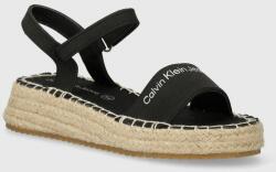 Calvin Klein Jeans sandale copii culoarea negru PPYH-OBG06G_99X