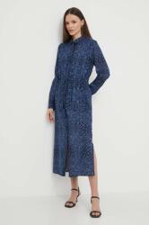 Pepe Jeans rochie culoarea albastru marin, midi, evazati PPYH-SUD0WN_59X