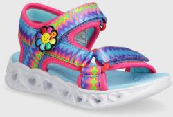 Skechers sandale copii HEART LIGHTS SANDALS MISS VIBRANT culoarea turcoaz PPYH-OBG116_56X