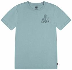 Levi's tricou de bumbac pentru copii culoarea verde, cu imprimeu PPYH-TSB0GR_97X