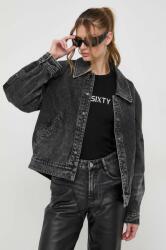 Miss Sixty geaca jeans femei, culoarea negru, de tranzitie PPYH-KUD07K_99X