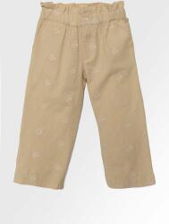 Zippy pantaloni cu amestec de in pentru copii culoarea bej, modelator PPYH-SJG02Y_08X