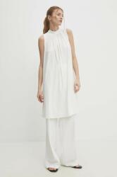 ANSWEAR rochie culoarea alb, mini, evazati BBYH-SUD0CS_00X