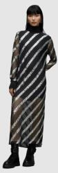 AllSaints rochie Juela culoarea negru, midi, drept PPYH-SUD0P0_99A