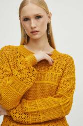 MEDICINE pulover femei, culoarea galben, light ZPYH-SWD106_18X