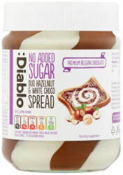 Diablo mogyoró és fehércsokoládé krém hozzáadott cukor nélkül - 350g