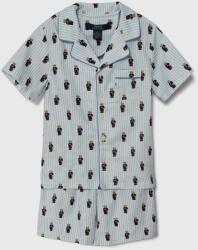 Ralph Lauren gyerek pamut pizsama mintás - kék 136-138 - answear - 25 990 Ft