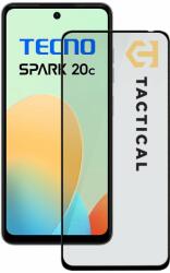 TACTICAL Glass Shield 5D üveg Tecno Spark 20c telefonra - Fekete