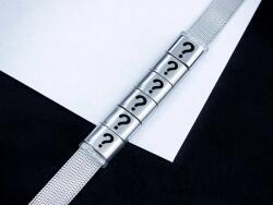 R. M. ékszer Személyre szabott 6 gravírozható medálos MoMents acél karkötő (19306RM)