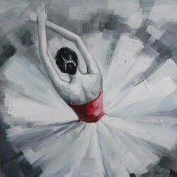 naru. ro Tablou pictat manual Ballerina, 40x40cm (218-EOPI2056A)
