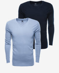 Ombre Clothing Tricou 2 buc Ombre Clothing | Albastru | Bărbați | M