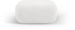 Micadoni Puf Jenny si tapiterie boucle, alb ivory (MIC_POUF_186_F1_JENNY1)