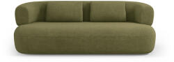 Micadoni Canapea Jenny cu 3 locuri si tapiterie boucle, verde (MIC_3S_186_F1_JENNY5) Canapea