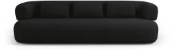 Micadoni Canapea Jenny cu 4 locuri si tapiterie boucle, negru (MIC_4S_186_F1_JENNY9) Canapea