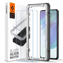 Spigen Folie pentru Samsung Galaxy S21 FE 5G (set 2) - Spigen Glas. tR Align Master - Clear (KF237776)