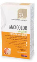 Vopsea de par Vegetal, nuanta 33 Blond luminos, 140 ml, MaxColor