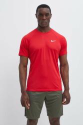 Nike edzős póló piros, sima - piros S