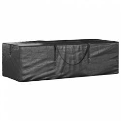 vidaXL fekete polietilén karácsonyfa-tároló táska 135 x 40 x 55 cm (3195591) - balena