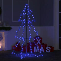 vidaXL 160 LED-es beltéri/kültéri kúp alakú karácsonyfa 78 x 120 cm (328567)