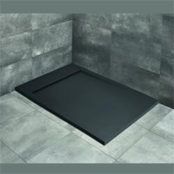 Radaway Teos F lapos szögletes zuhanytálca 100x70 fekete, ajándék szifonnal HTF10070-54 (HTF10070-54)
