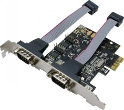 Logilink CARD adaptor LOGILINK, PCI-Express la 2 x SERIAL DB9M, PC0031 (PC0031)