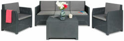 Toomax Diana 5 seaters grafit műanyag ötszemélyes kerti bútor garnitúra. grafit (Z0588R1--4102)