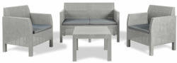 Toomax Matilde 4 seaters grey műanyag négyszemélyes kerti bútor garnitúra, szürke (Z0114R5--2500)