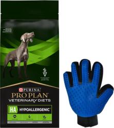 PRO PLAN PURINA Pro Plan Diete veterinare HA Hipoalergenic Câine 11kg+ Mănușă de pieptănat GRATUIT!