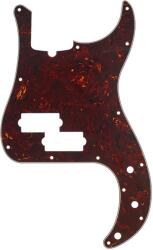 Fender Pickguard, Precision Bass, 13-Hole Mount (with Truss Rod Notch), Tortoise Shell, 4-Ply