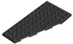 LEGO® Alkatrészek (Pick a Brick) Fekete 12x6 bal oldali szárny 4143180