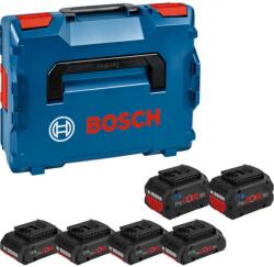 Bosch Professional ProCORE18V Akkumulátor készlet 4x 4Ah Akku + 2x 8Ah Akku + L-BOXX (1600A02A2T)