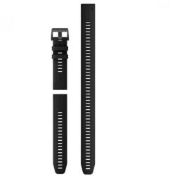 Garmin Descent óraszíj 22mm fekete szilikon búvár (QuickFit) (010-13113-02)