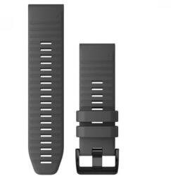 Garmin Enduro óraszíj 26mm palaszürke szilikon fekete csat (QuickFit) (010-12864-20)
