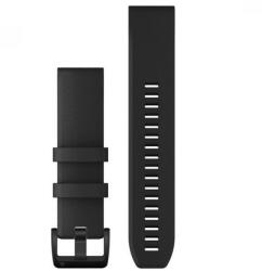 Garmin Approach S62 óraszíj 22 mm fekete szilikon fekete rozsdamentes csat (QuickFit) (010-12901-00)