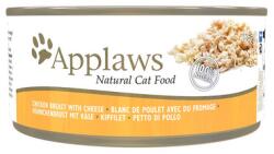 Applaws Cat Sajtos csirkemell húslevesben 6x156 g