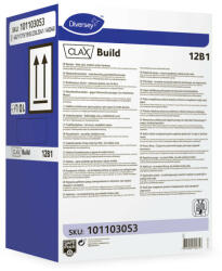 CLAX Build 12B1 SafePack Lúgos adalékanyag közepesen keményvizes technológiákhoz 10L (101103053)