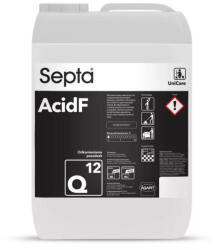 Septa AcidF Q12 Koncentrált savas folyadék vízkő- és mészkőmentesítésre 10L