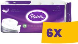 Violeta Premium WC Papír 150 lapos - 3 rétegű 10 tekercses (Karton - 6 csomag)