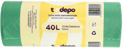 T-depo szemeteszsák 40L - 55*62cm, 20db/tek