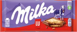 Milka alpesi tejcsokoládé ropogós keksszel 87 g